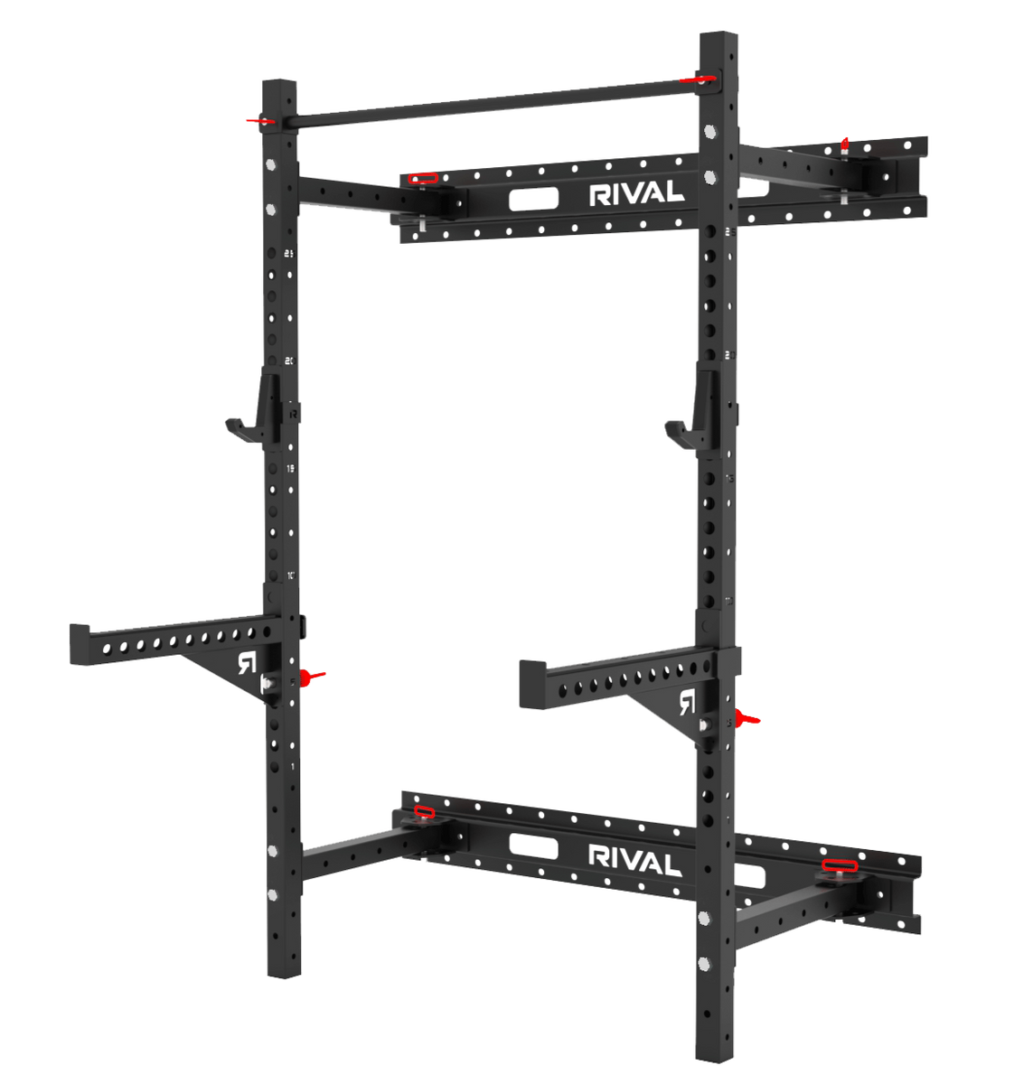 Rival J-2 Series Folding Wall Mount Rack – Rival Strength