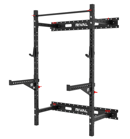 Rival J-2 Series Folding Wall Mount Rack