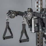 Rival S-Series Wall Mounted Slimline Adjustable Free Arm Functional Trainer Pulley System