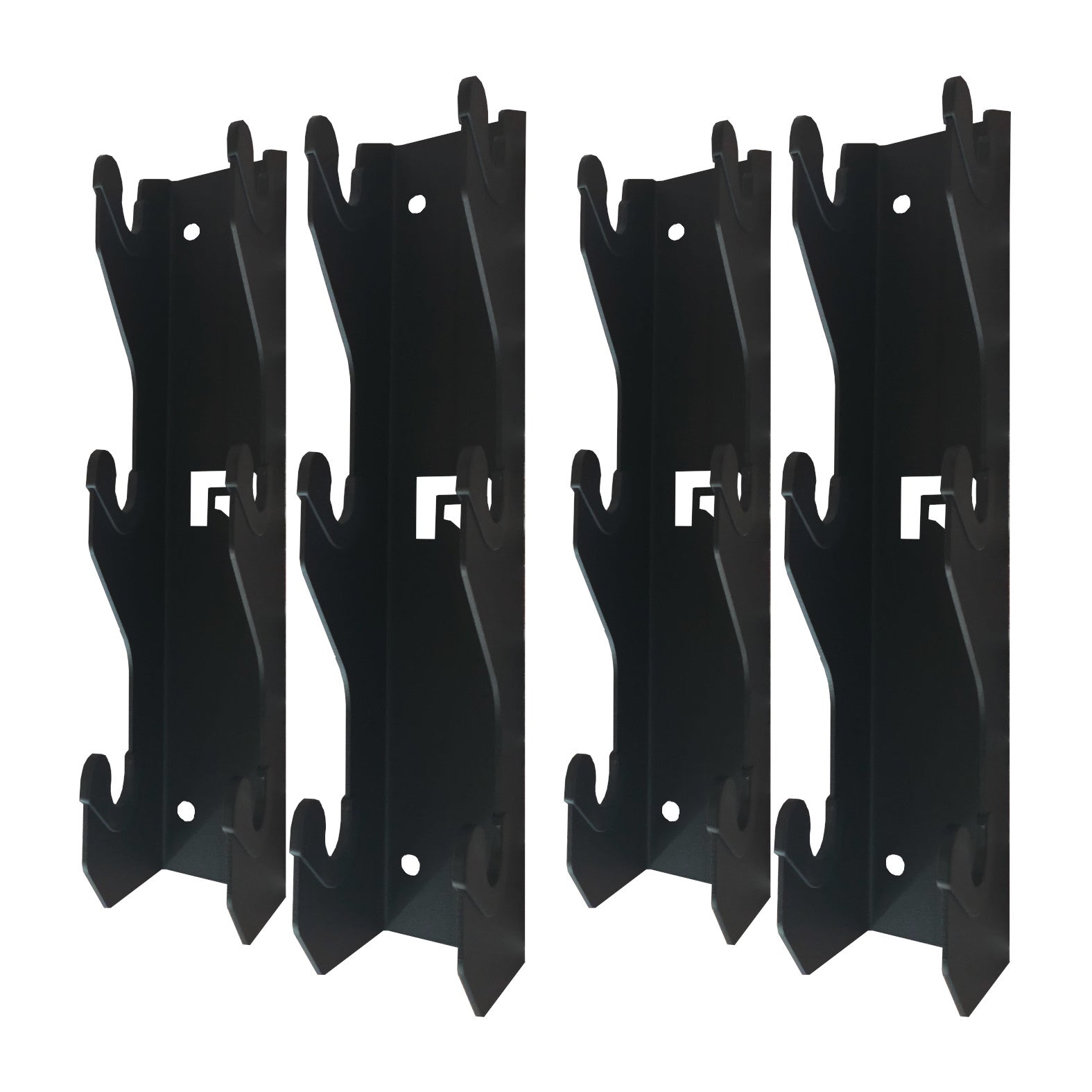 Rival Wall-Mounted Vertical Triple Dumbbell Storage Hangers