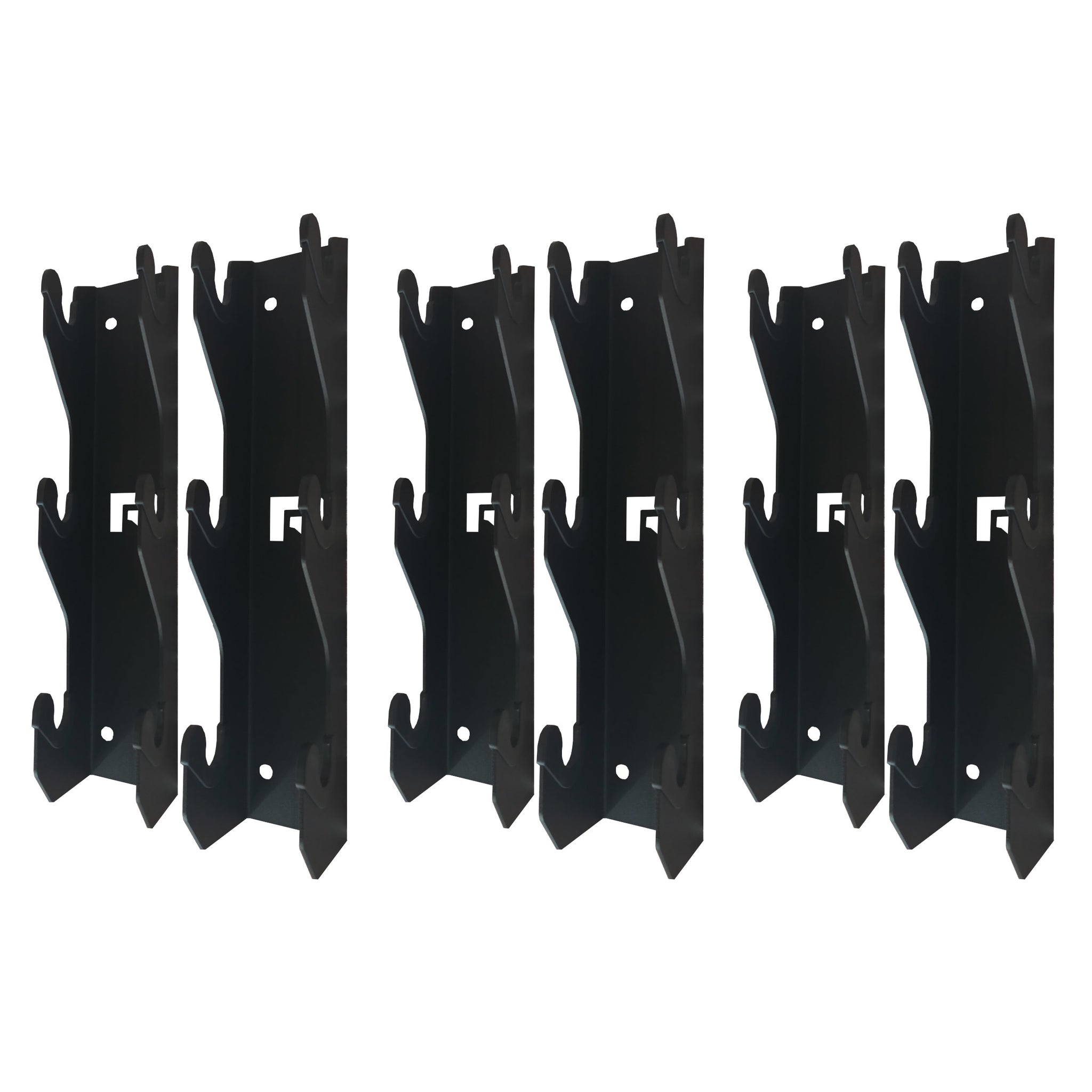Rival Wall-Mounted Vertical Triple Dumbbell Storage Hangers