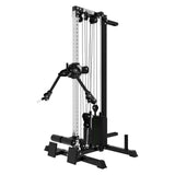 Rival Wall Mounted or Freestanding Adjustable Free Arm Functional Trainer Pulley System - 105KG Weight Stack