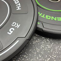 Rival Olympic Black Accent Bumper Plates 2.0