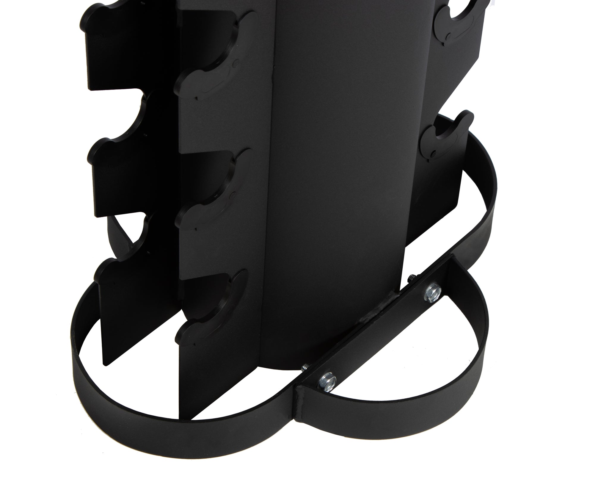 Rival 1-10KG Hex Dumbbell Set with Double-Sided Vertical Storage Rack
