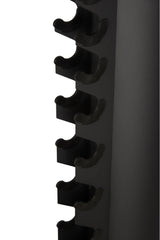 Rival 1-10KG Hex Dumbbell Set with Double-Sided Vertical Storage Rack