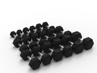 Rival Hex Dumbbell Sets With Optional Storage Rack