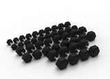 Rival Hex Dumbbell Sets With Optional Storage Rack