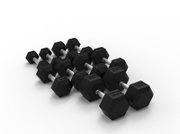 Rival Hex Dumbbell Sets With Optional Storage Rack