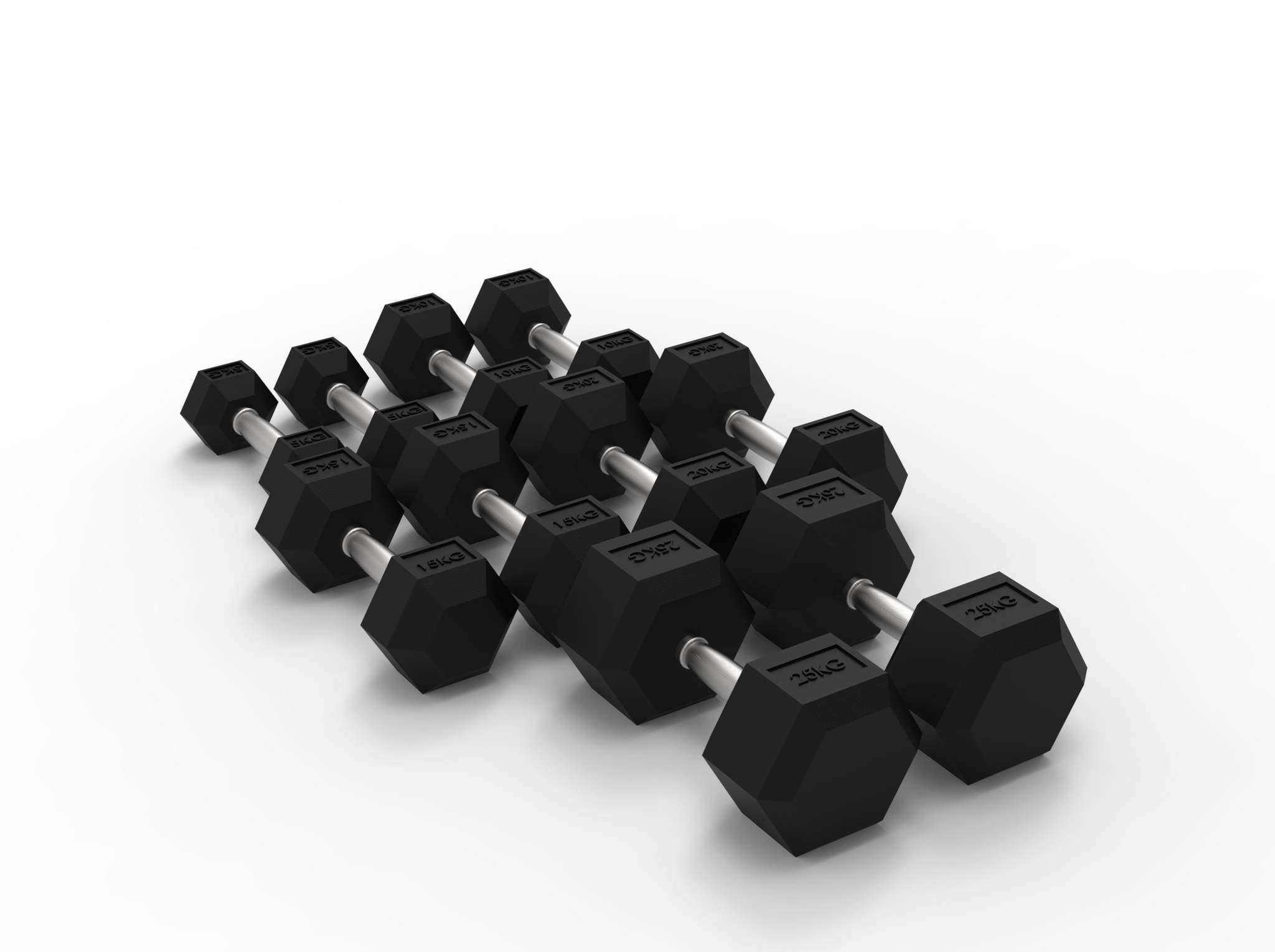 Rival Hex Dumbbell Sets With Optional Storage Rack