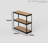 3 Level Rival Strength Shelving - 1220mm High