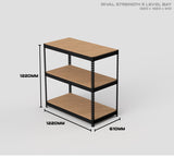 3 Level Rival Strength Shelving - 1220mm High