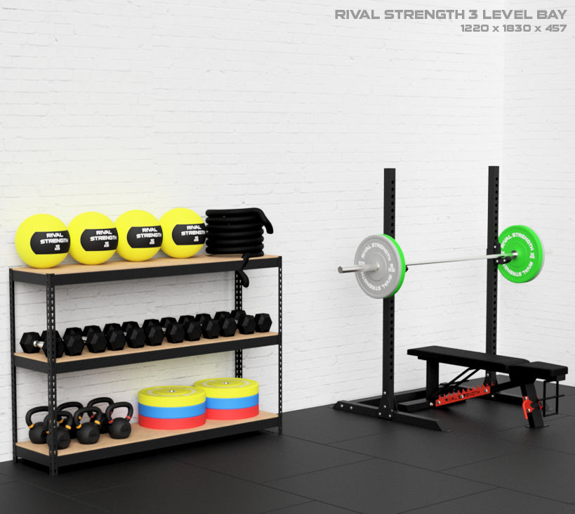 3 Level Rival Strength Shelving - 1220mm High