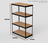 4 Level Rival Strength Shelving - 1980mm High
