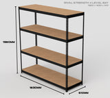 4 Level Rival Strength Shelving - 1980mm High