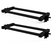 Rival S-Series Rack Mounted Bumper Weight Plate Storage Shelves (75mm)