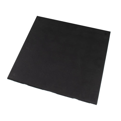 Rival Black Premium Interlocking Rubber Gym Floor Tiles with Connectors (500mm x 500mm) (20mm)