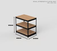 3 Level Rival Strength Shelving - 915mm High