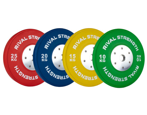 Rival Competition Bumper Plate Set Rival Strength