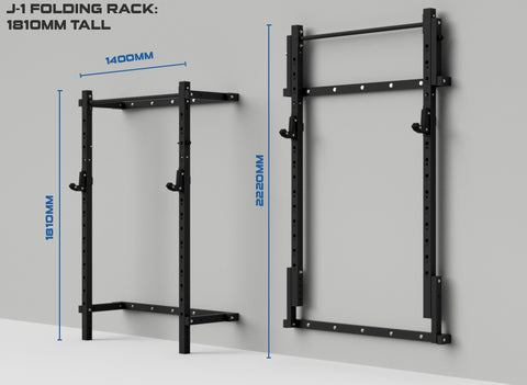 Rival J-1 Series Folding Wall Mount Rack