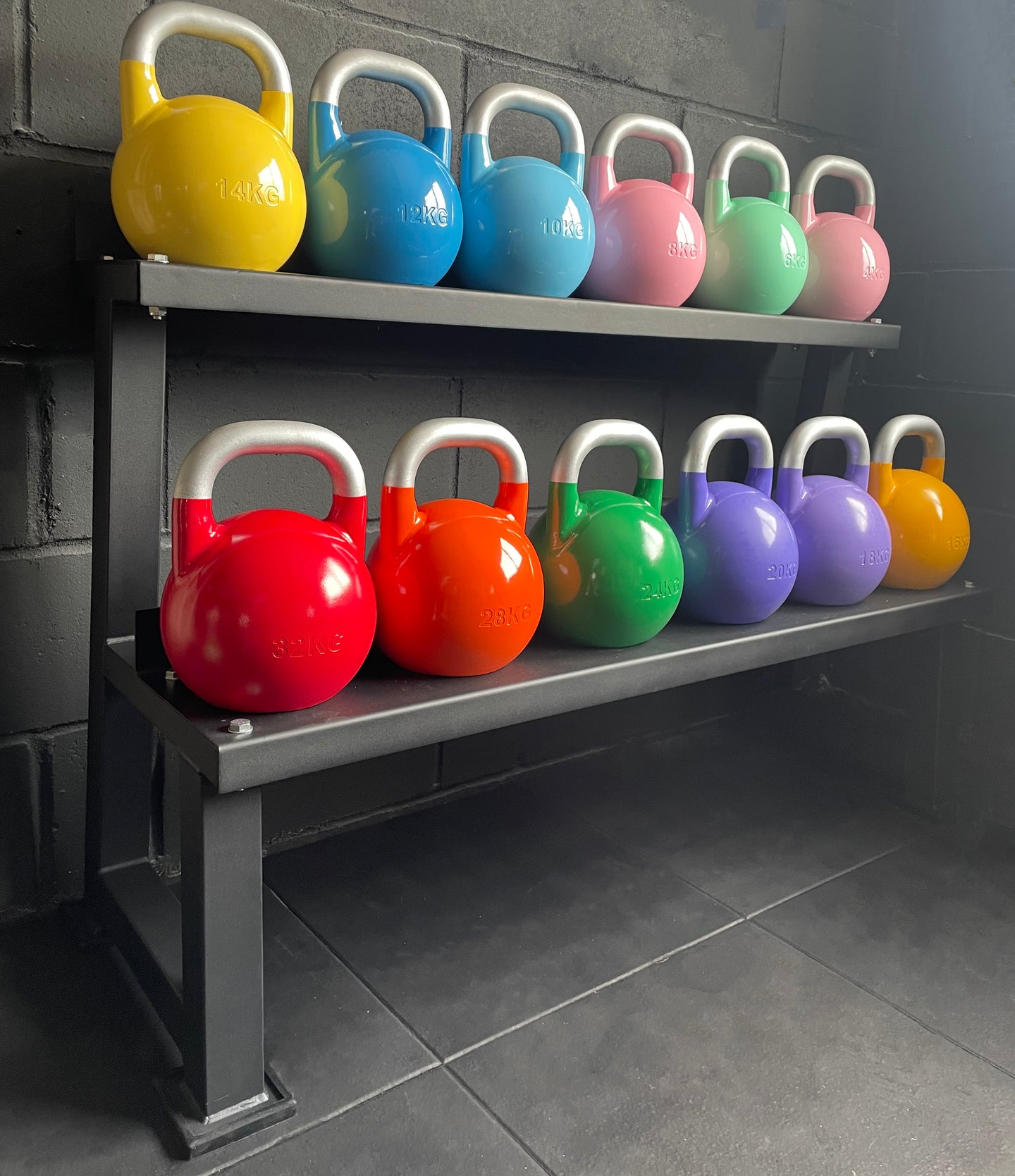 2 Tier Kettlebell Storage Rack