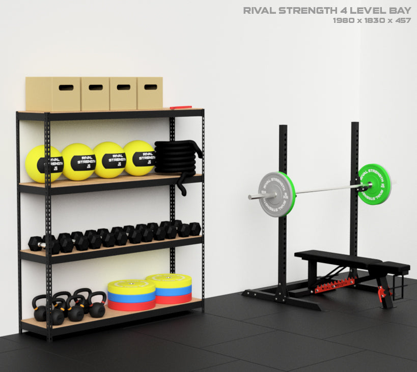 4 Level Rival Strength Shelving - 1980mm High