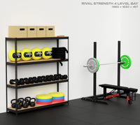 4 Level Rival Strength Shelving - 1980mm High